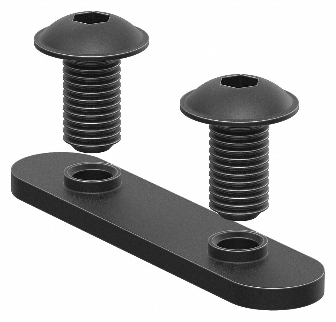 Bolt Assembly: 5/16" -18 Size, 11/16 in Thread Lg, Flanged Button Head Socket Cap, 15 Series, 6 PK