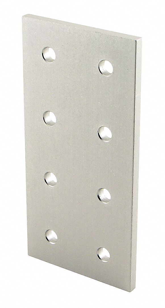 80/20 Joining Plate Rectangular Flat Plate, 1/4 in x 3 in x 6 in, For