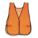 HI-VIS SAFETY VEST, XL/2XL, ORANGE, POLYESTER MESH, HOOK & LOOP