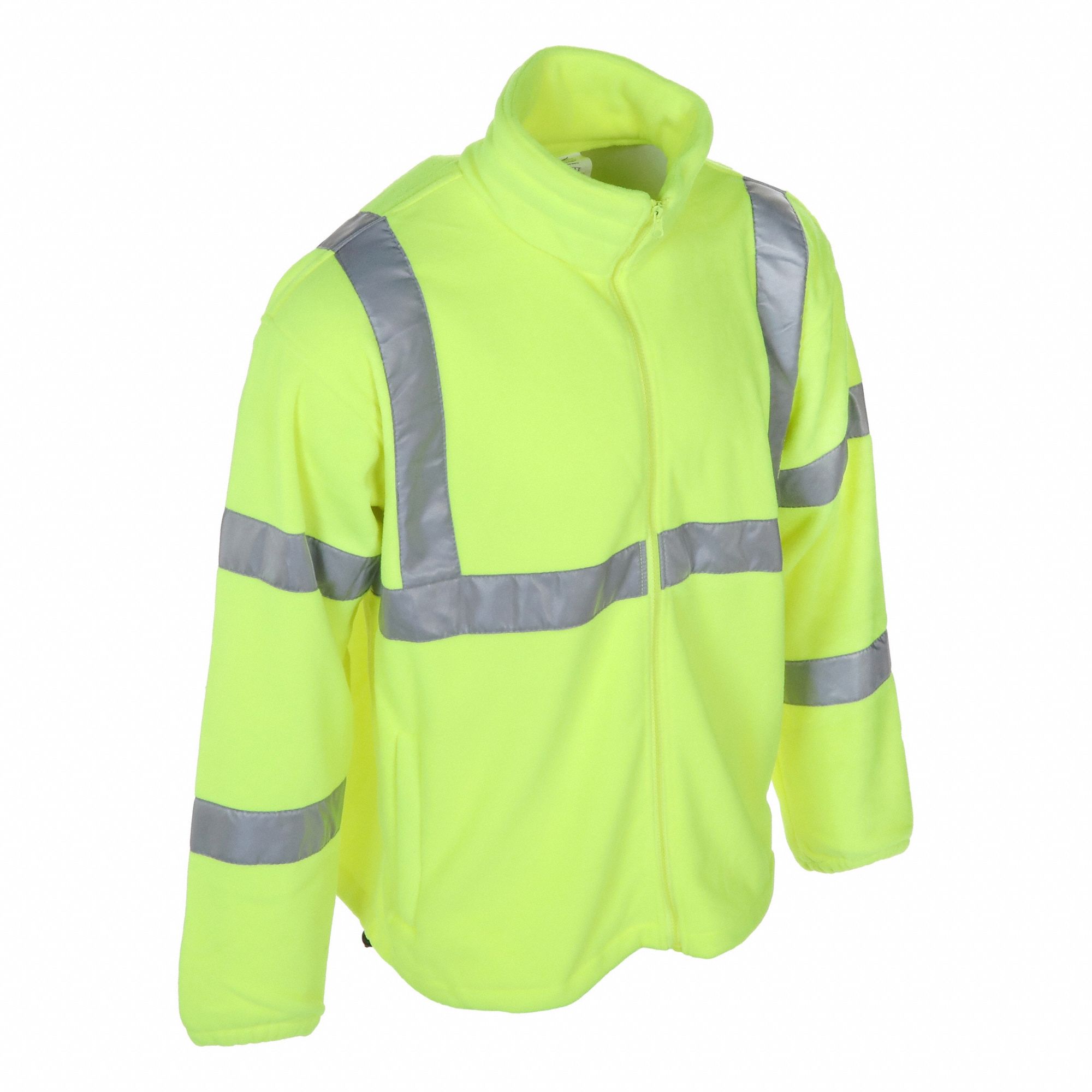 Jacket, Safety, Type 3, Lime, Fleece, L