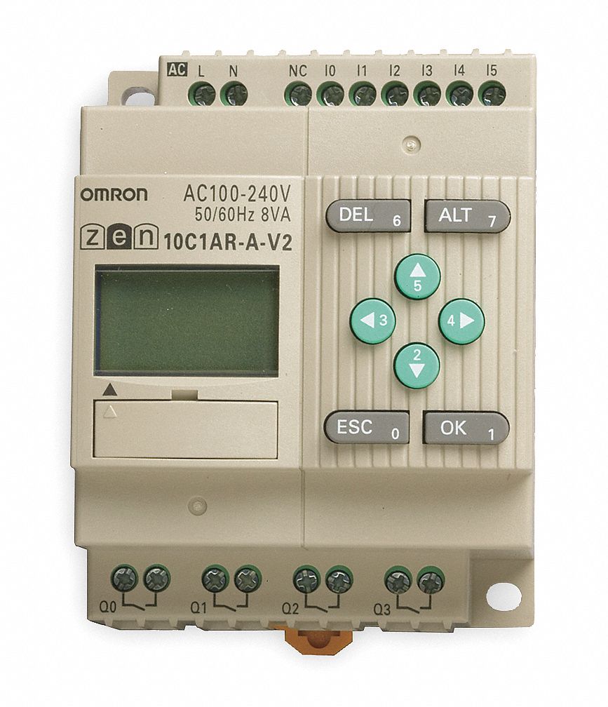 OMRON Programmable Relay, 100 to 240V AC Input Voltage, 4.5 A Amps
