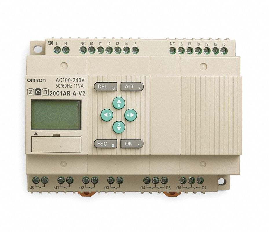 OMRON Relevador Programable,100-240VCA,4.5A - 2REP7 | ZEN-20C1AR-A-V2 ...