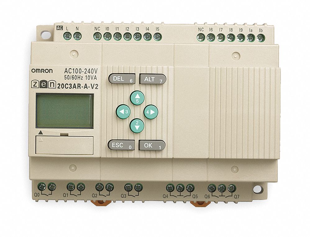 OMRON Programmable Relay, 100 to 240V AC Input Voltage, 4.5 A Amps