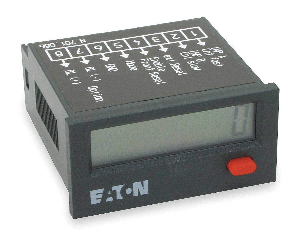 Battery Powered Totalizer, Number of Digits:  8, 10 to 260VDC Input Voltage