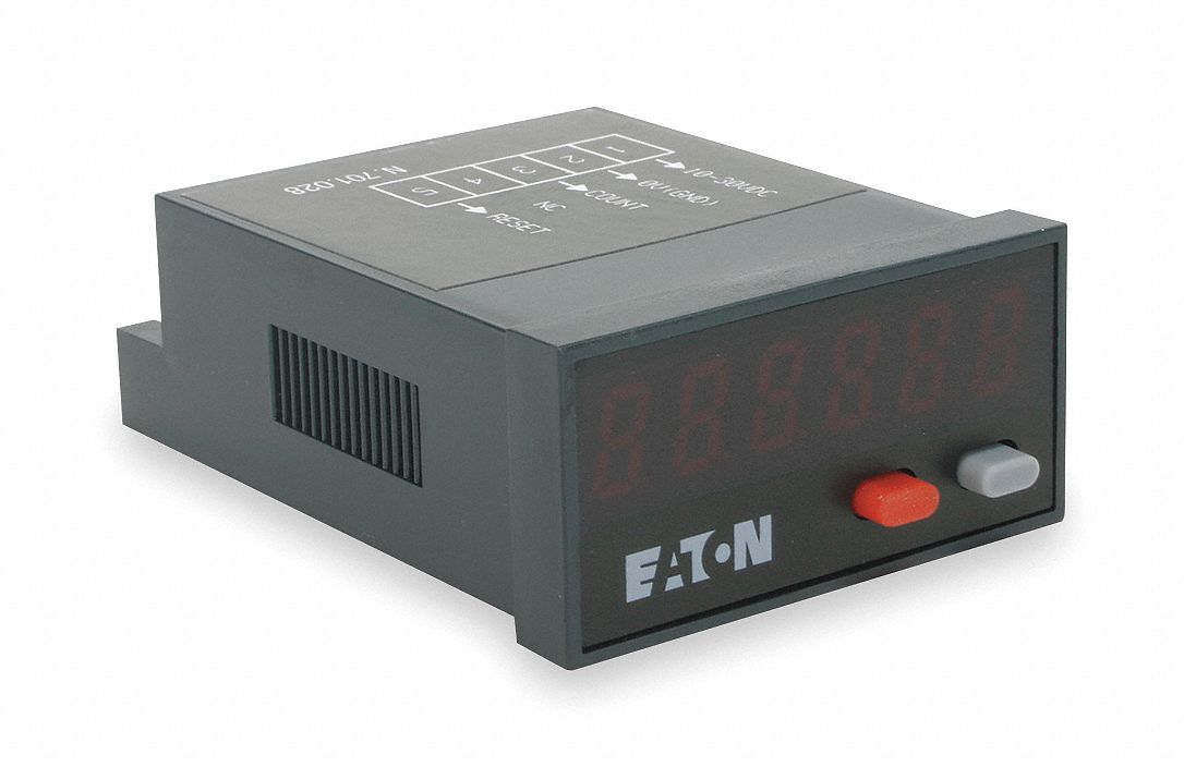 Single Channel Totalizer, Number of Digits:  6, 10 to 30VDC Input Voltage