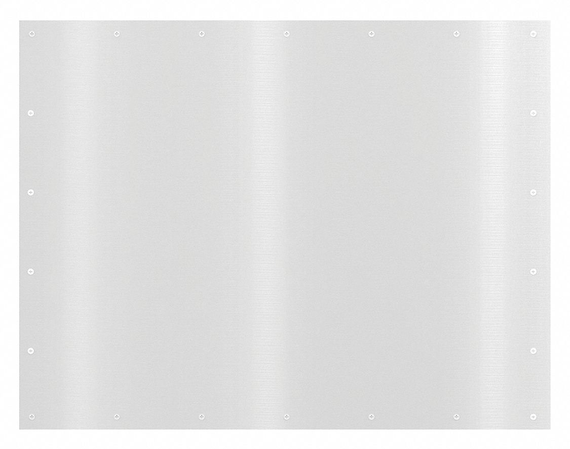 ROCKWOOD, Armor, Stainless Steel, Door Protection Plate 2RFP4K1050