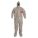 HOODED CHEM-RESISTANT COVERALLS, TYCHEM 6000, SOCKS/BOOT FLAPS, ELASTIC CUFFS, XL, 6 PK