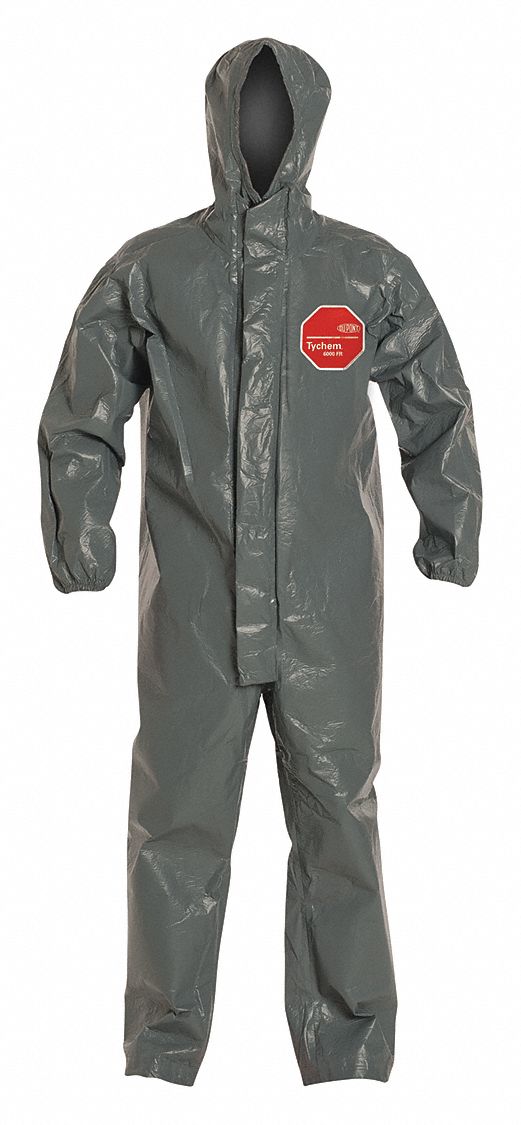 COVERALL,GREY,SZ 4XL