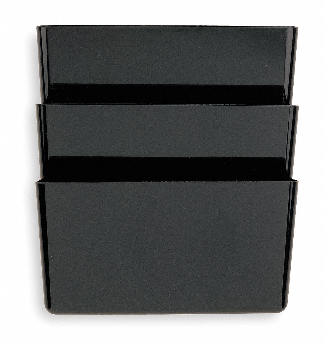 libertad de repuesto superficie OFFICEMATE Archivero para Pared Reciclado , Ancho 13" x 4-1/8" de  Profundidad x 21" de Altura , Plástico Reciclado , Color Negro - Archiveros  de Pared - 2RLH6 | 26092 - Grainger México