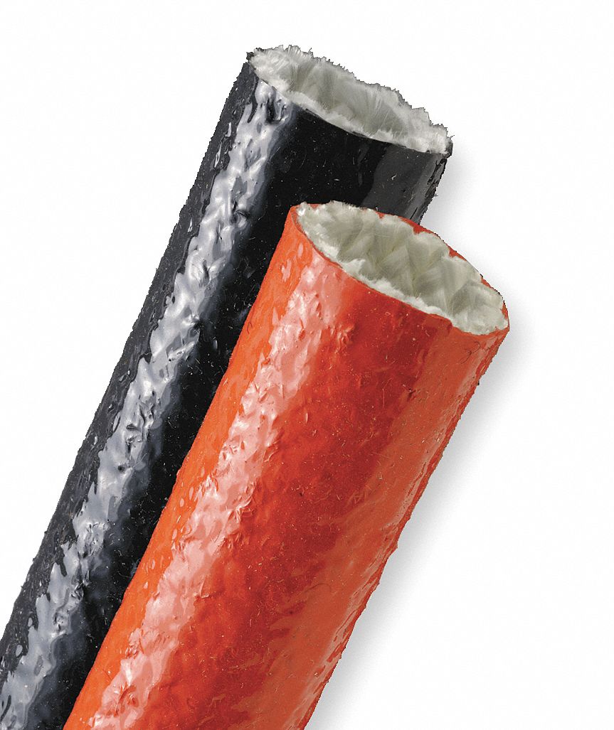 SLEEVING, 1¼ IN ID, 50 FT L, FIBERGLASS, RED, -94 ° F TO 500 ° F, FOR 1.25 IN MAX BUNDLE