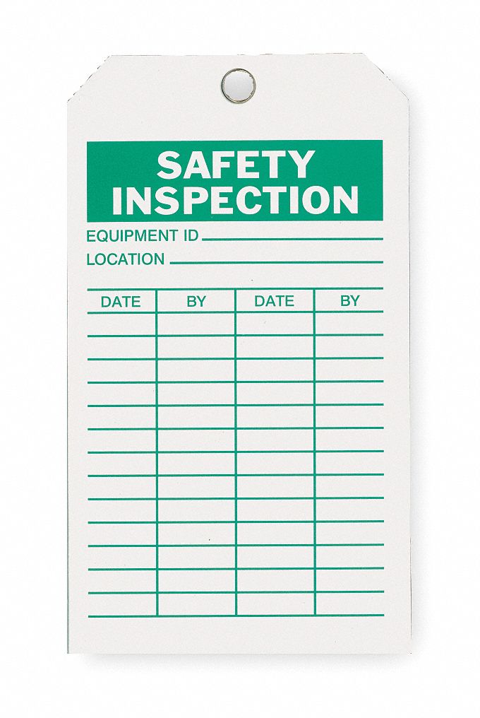 Inspection Tags Grainger Industrial Supply