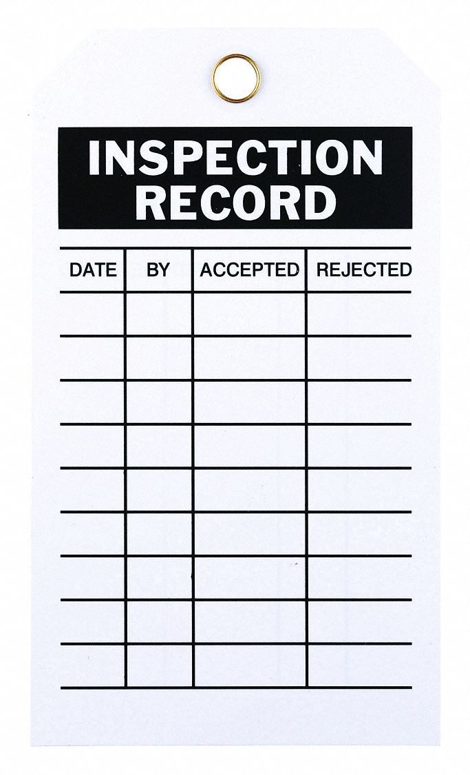 Tag: No Header, 4 in Wd, 7 in Ht, White, Rectangle, Polyester, Indoor/Outdoor, English, 10 PK