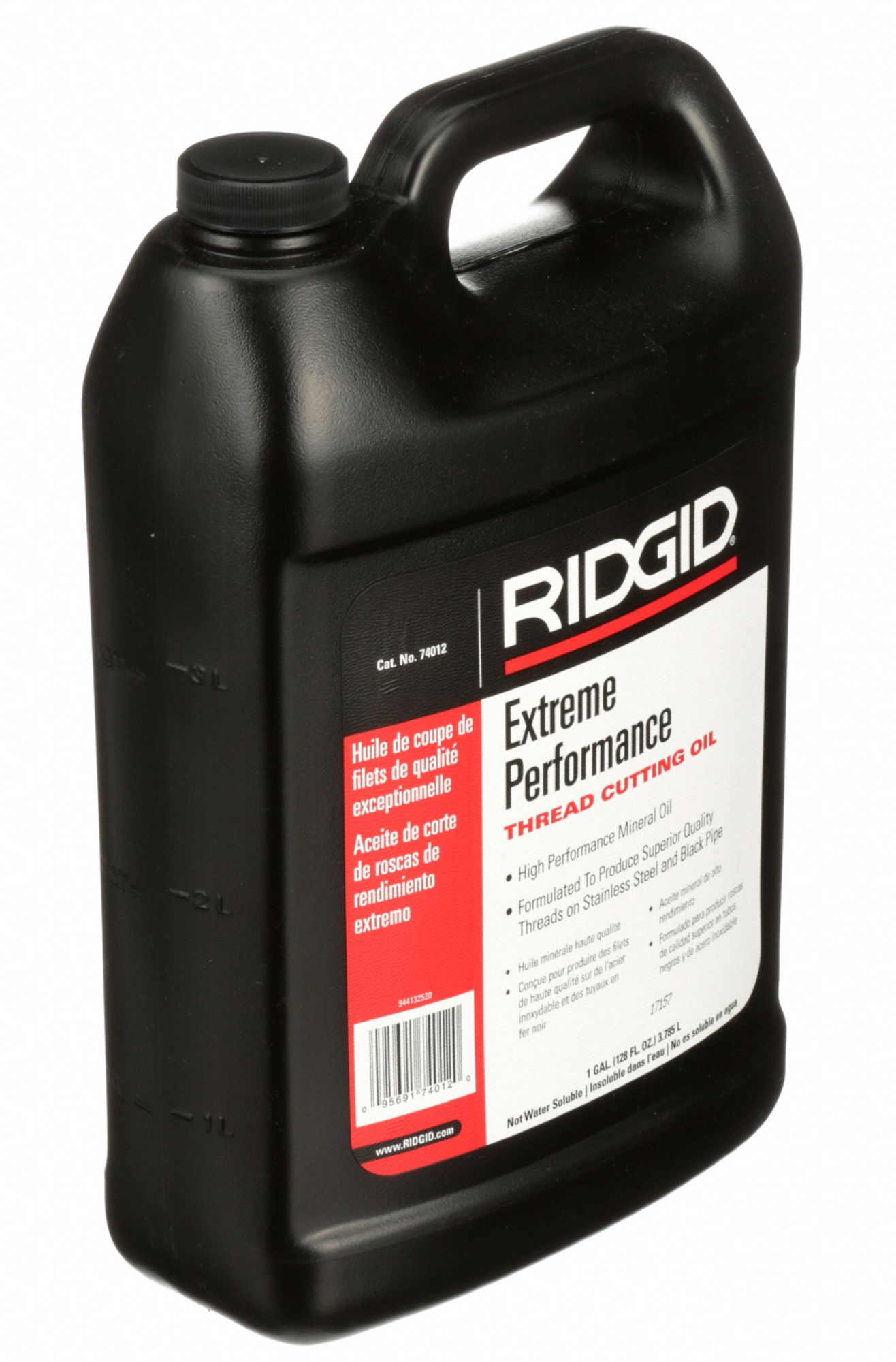 RIDGID Cutting Oil, Container Size 1 gal, Can, Amber 2RPA974012