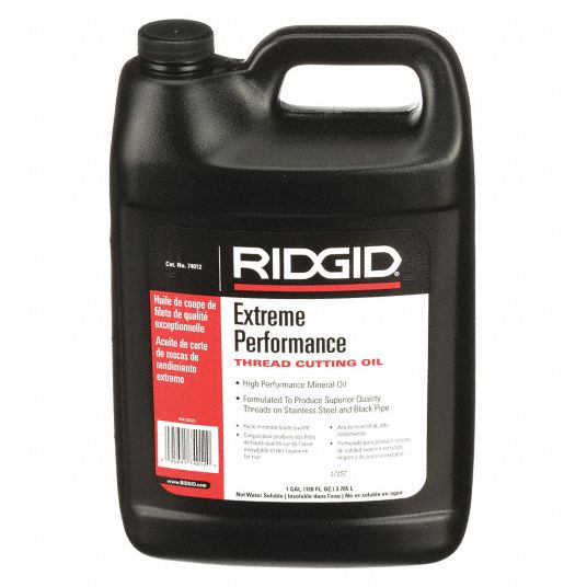 RIDGID Cutting Oil, Container Size 1 gal, Can, Amber 2RPA974012 Grainger