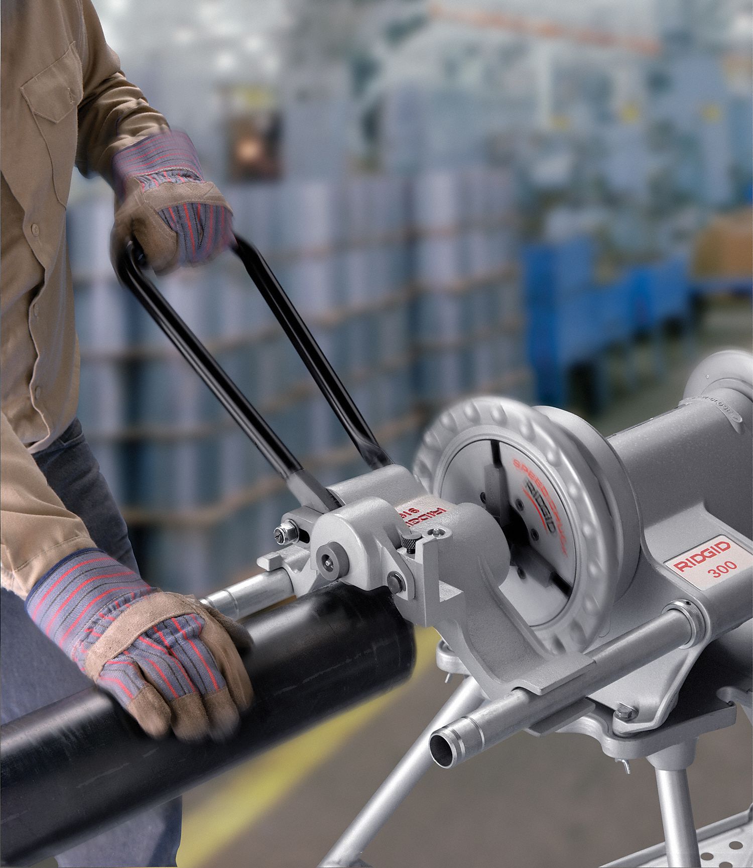 RIDGID Manual Roll Groover, Hand Pressure, Mounts on 3FE64, 3Z987