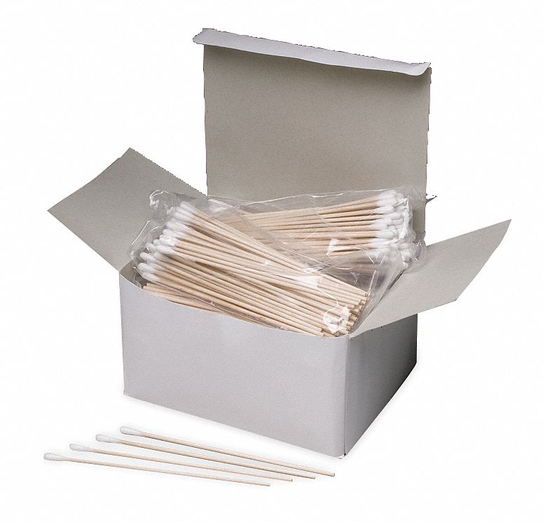 Allegro Non Sterile Single Tip Cotton Tip Swab With Wood Handle 6 Inl 1000 Pk 2rpk9 05 Grainger