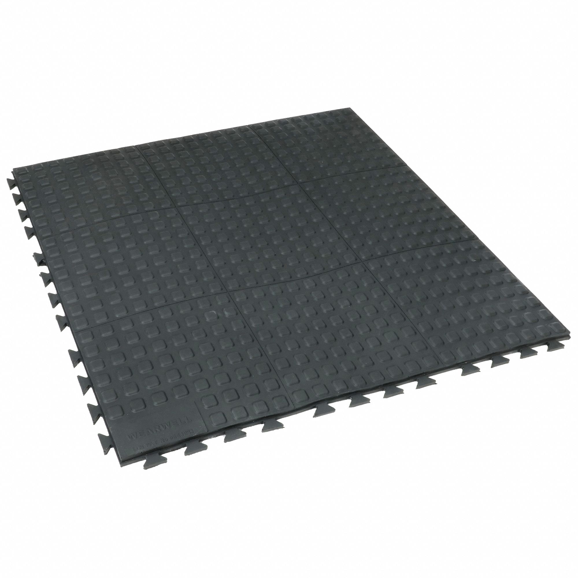 INTERLOCKING ANTIFATIGUE MAT,36 IN. L