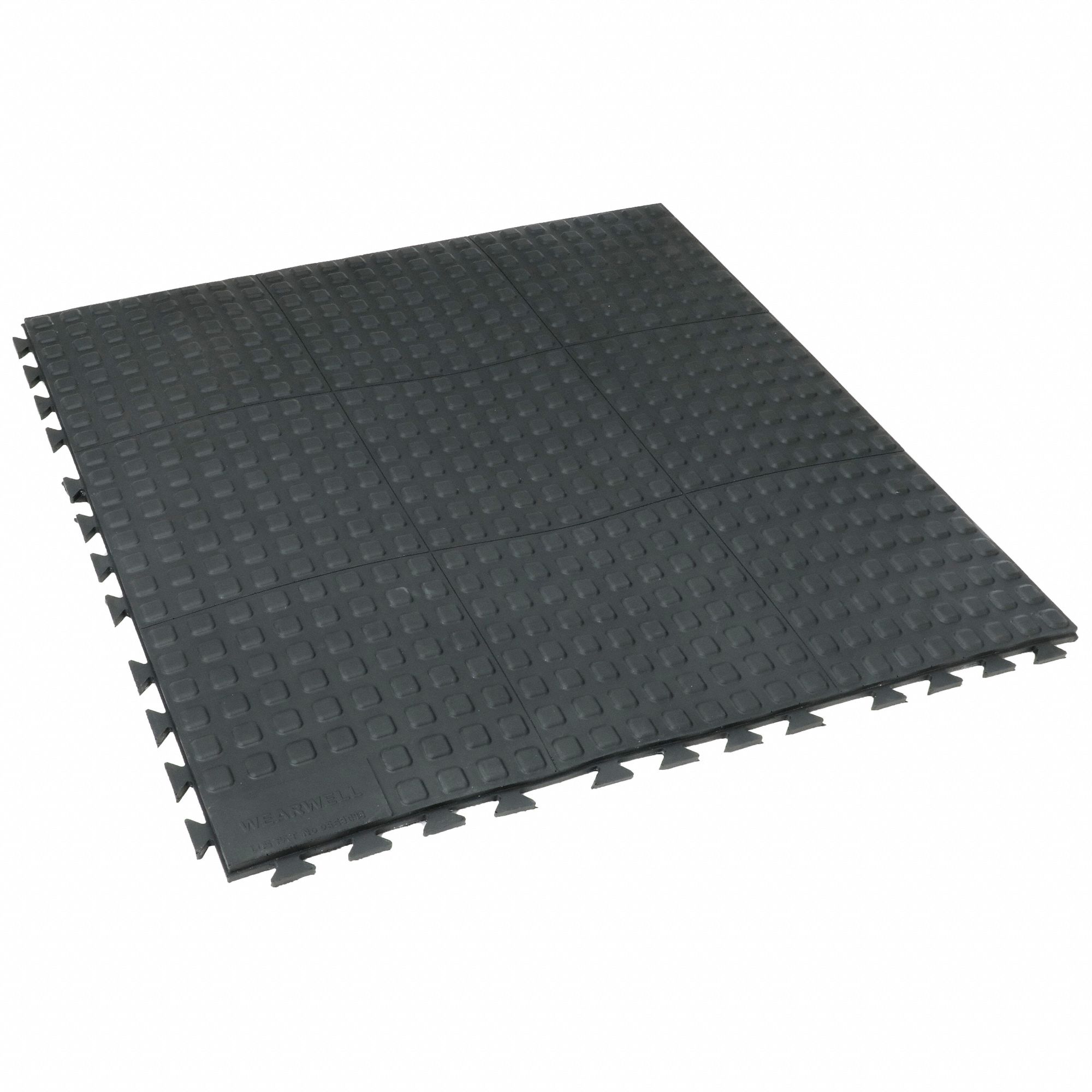 Interlocking Antifatigue Mat Tile, 1 Ft X 3 Ft, Interlocking 