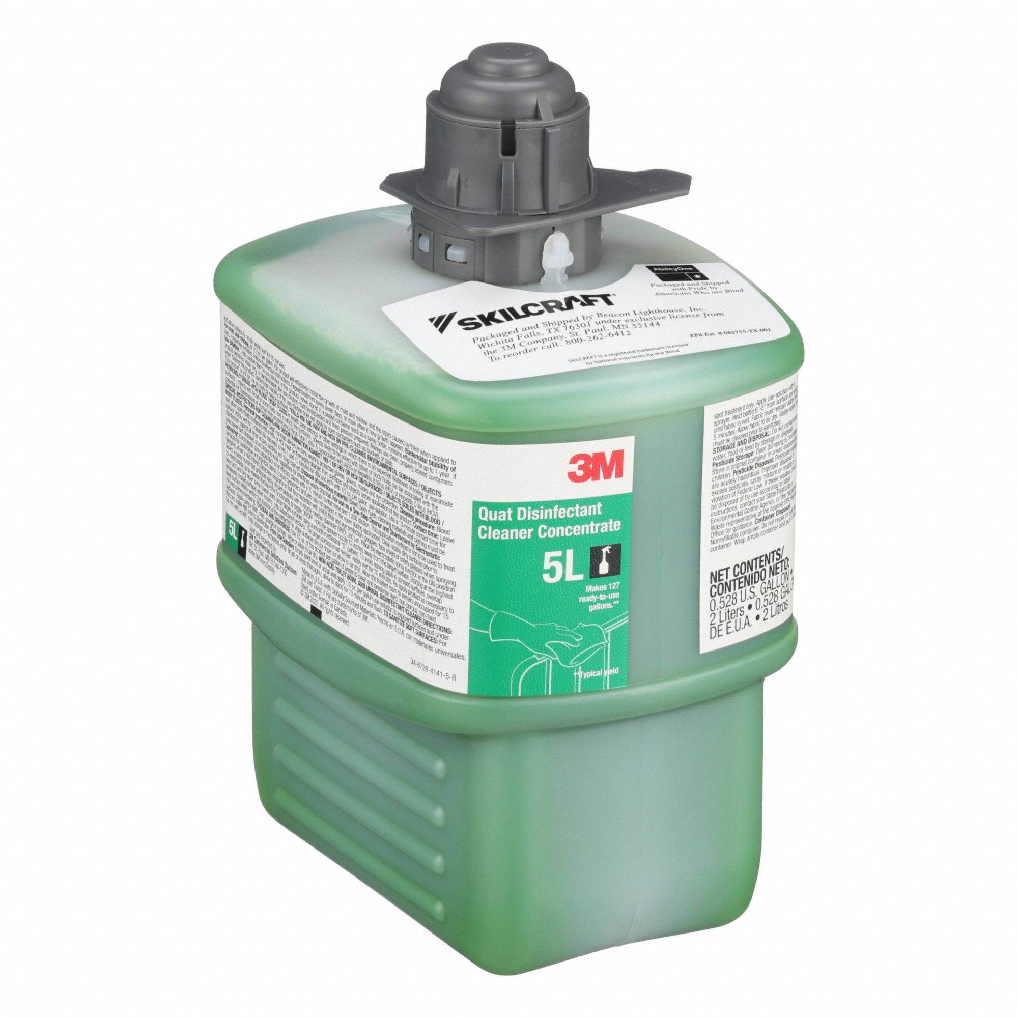 Twist 'n Fill(TM) Quat Disinfecting Cleaner