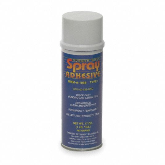 ABILITY ONE, Gen Purpose, 17 fl oz, Spray Adhesive - 2RRD3|8040-00-938 ...