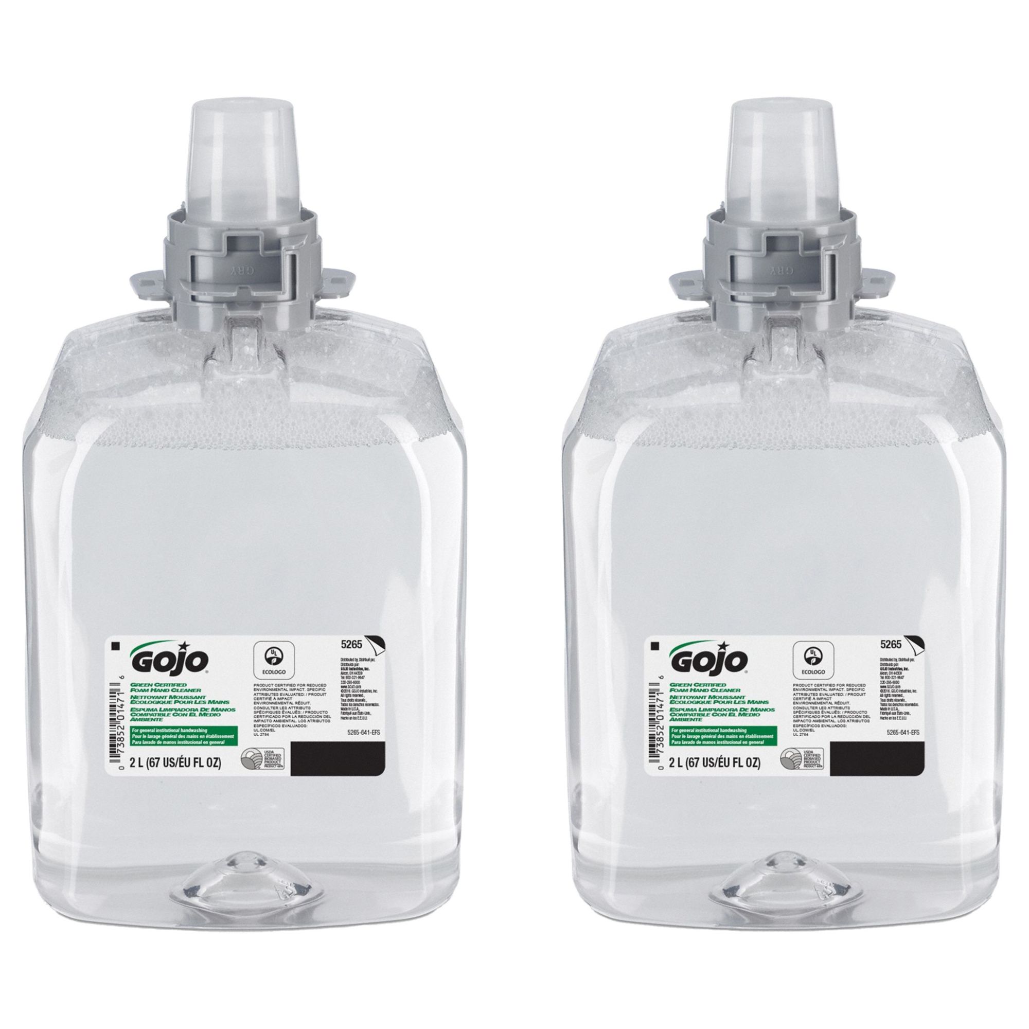 HAND SOAP, SERIES FMX, 2,000 ML, FOAM, FRAGRANCE FREE, REQUIRES DISPENSER, 2 PK