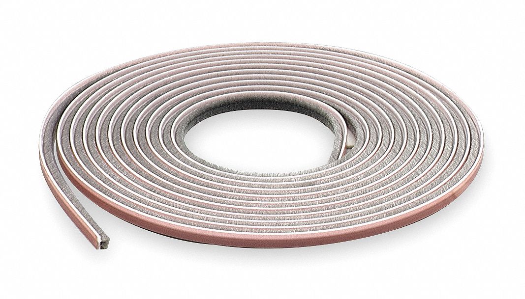 Weather Seal Self-Adhesive Gray 17 ft L
