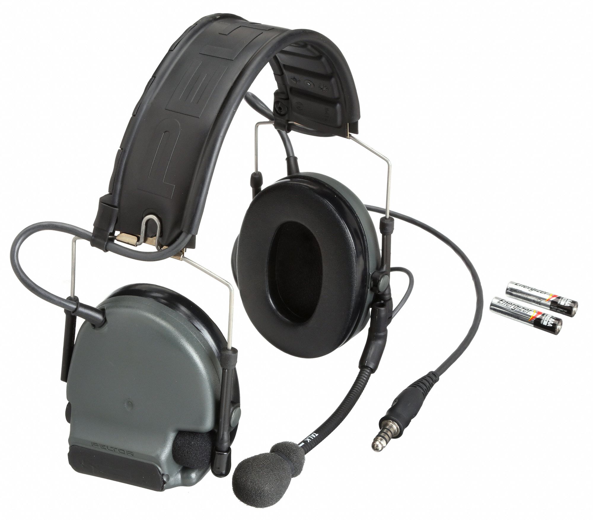 3M PELTOR Two Ear Over The Head Headset, 23 DB Noise Reduction Rating ...