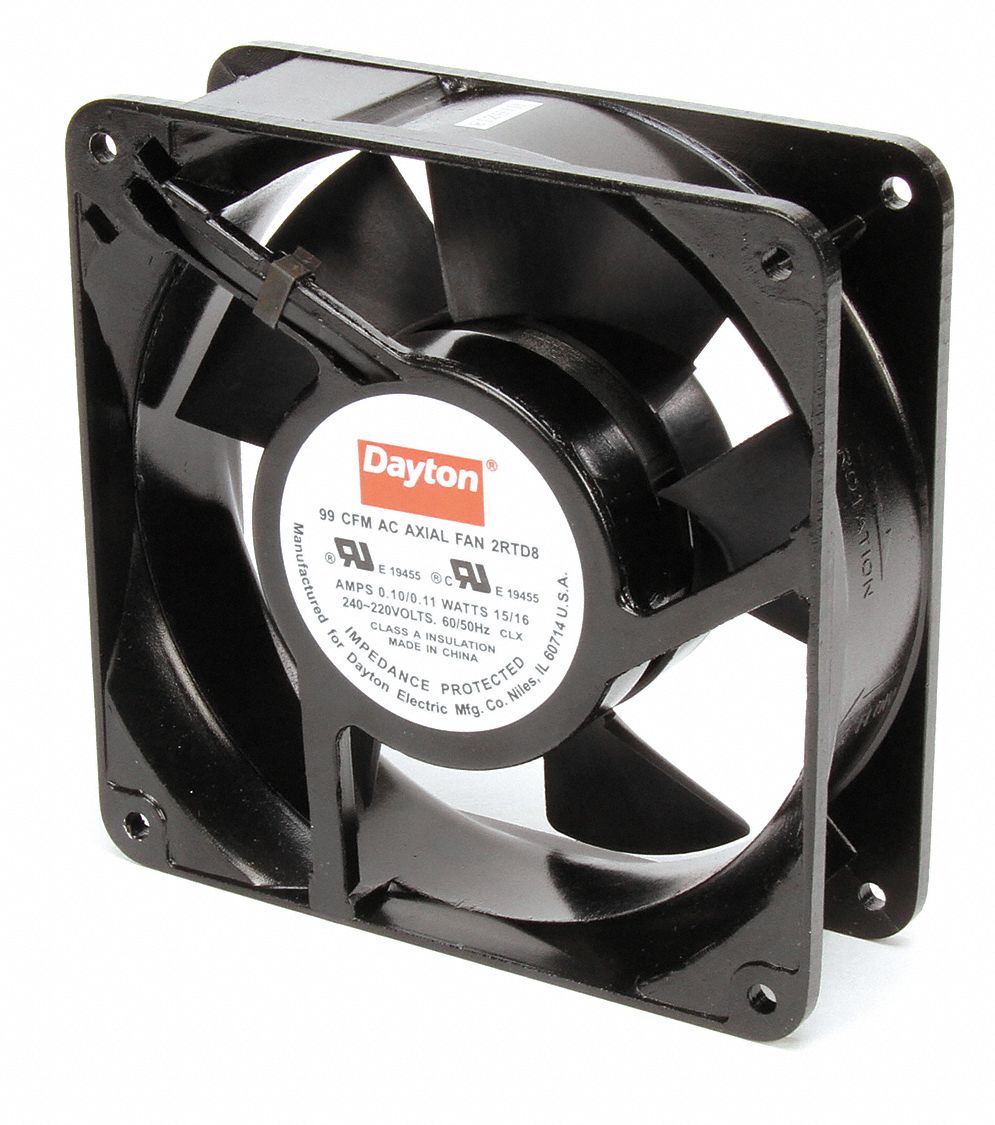 Dayton Ventilador Axial Cuadrado Estándar Cuadrada 4 1116 X 4 1116 230vca 1516w