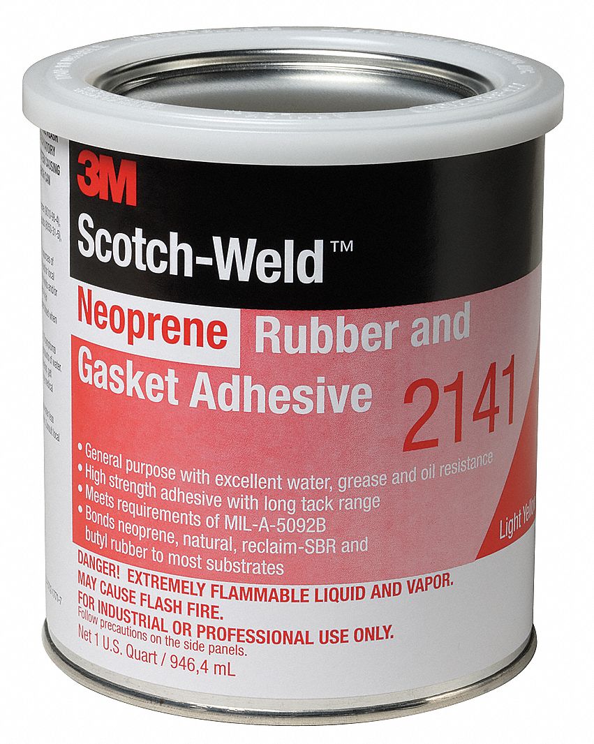 SCOTCHWELD WaterResistant Neoprene Gasket Adhesive, 40 to 180°F Temp