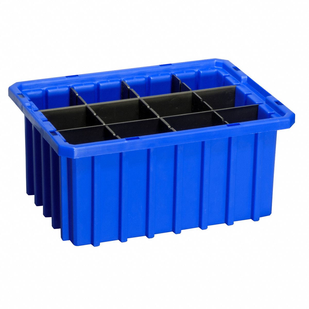 AKROMILS Divider Box 0.16 cu ft, 10 7/8 in x 8 1/4 in x 5 in, Blue