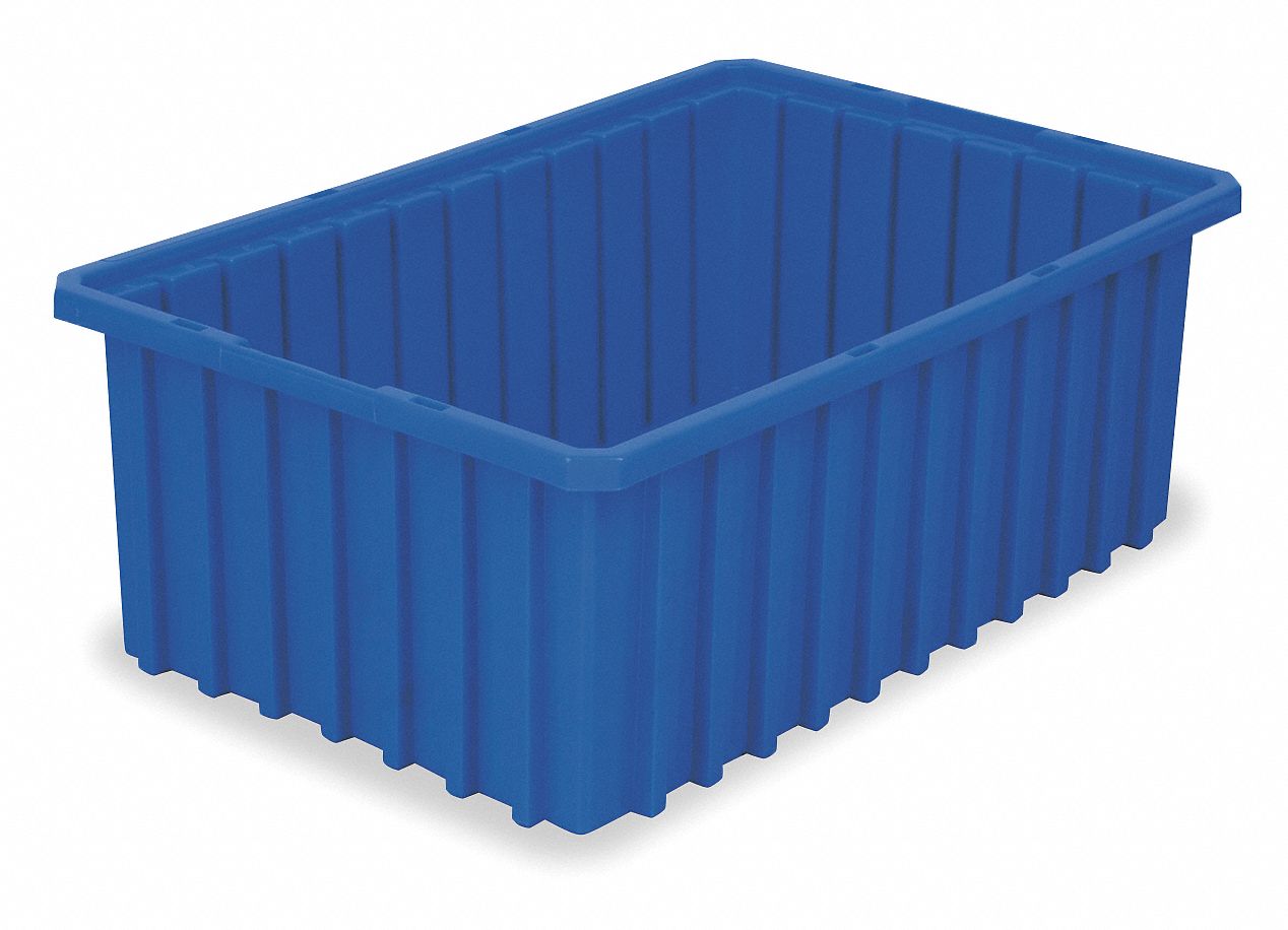 Divider Box,10-7/8 x 8-1/4 x 5 In,Blue