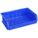 HANG AND STACK BIN, 16½ IN X 10⅞ IN X 5 IN, BLUE, LABEL HOLDERS, 60 LB LOAD CAPACITY