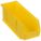 HANG AND STACK BIN, 4⅛ IN X 10⅞ IN X 4 IN, YELLOW, LABEL HOLDERS