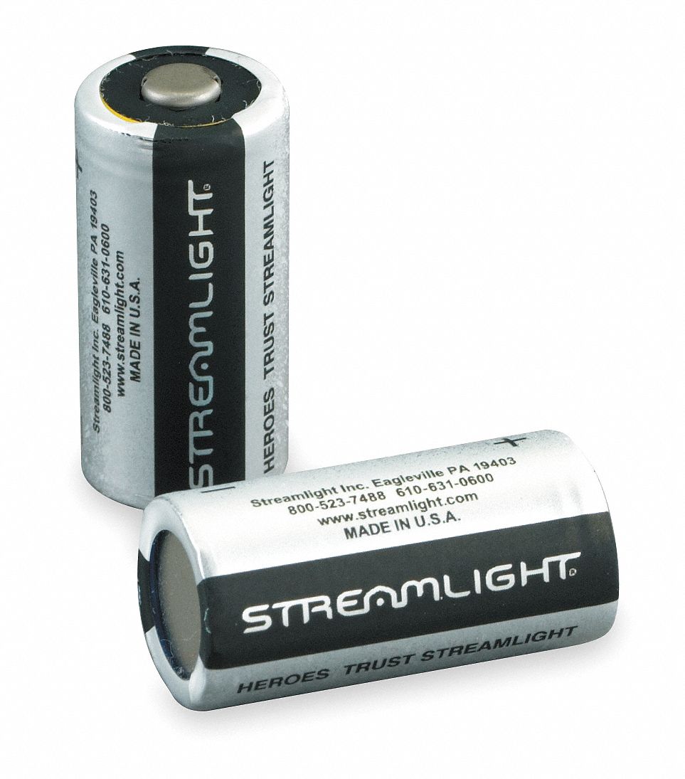 STREAMLIGHT Batería Litio CR123A 3VCD Paquete con 6 - Baterías  Especializadas - 2RVU2