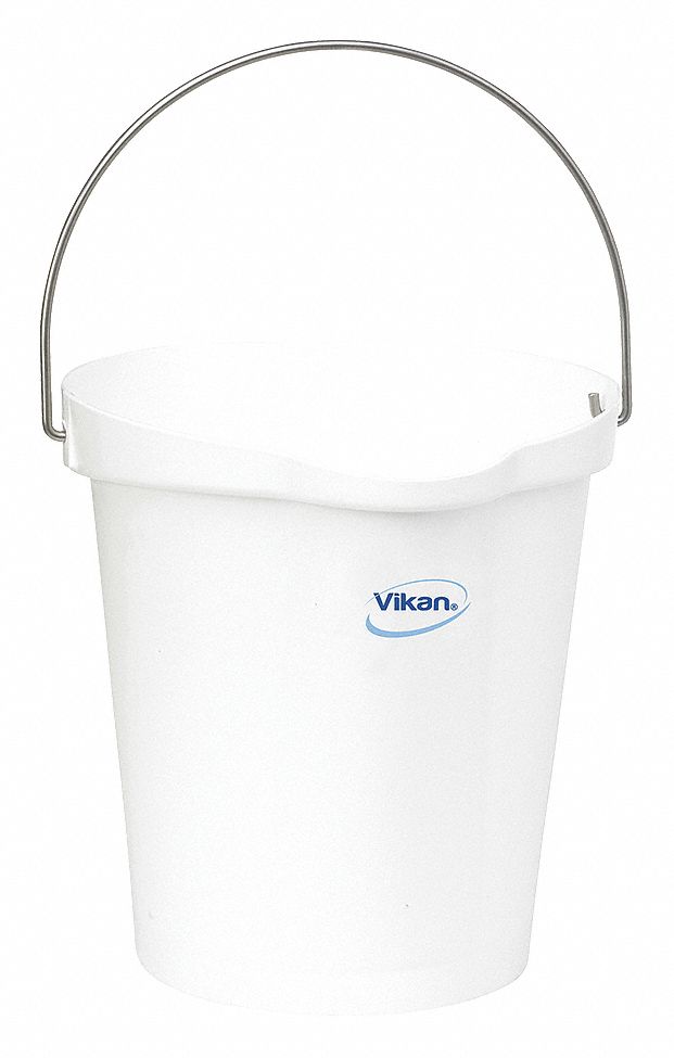 HYGIENIC BUCKET,3 1/4 GAL,WHITE