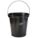 HYGIENIC BUCKET,3 1/4 GAL,BLACK