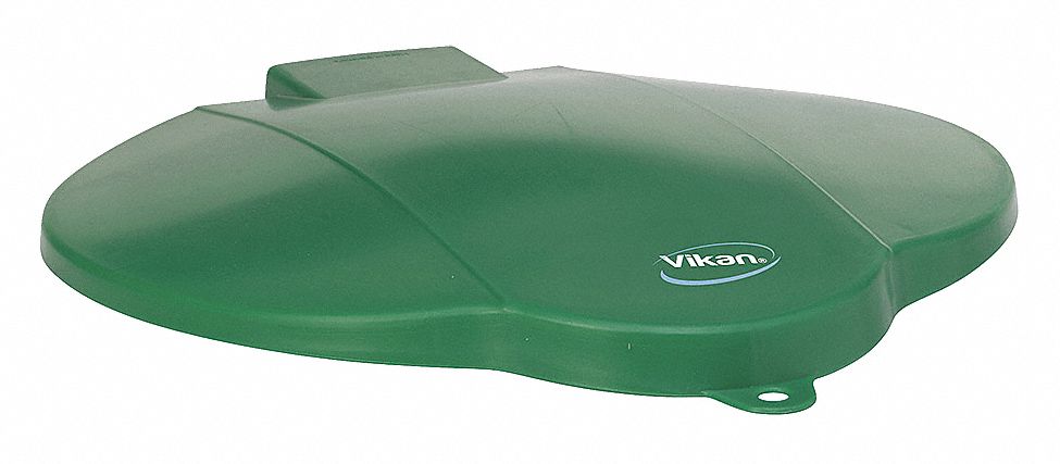 PAIL LID,GREEN,12 1/4 IN DIAMETER