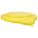 PAIL LID,YELLOW,12 1/4 IN DIAMETER