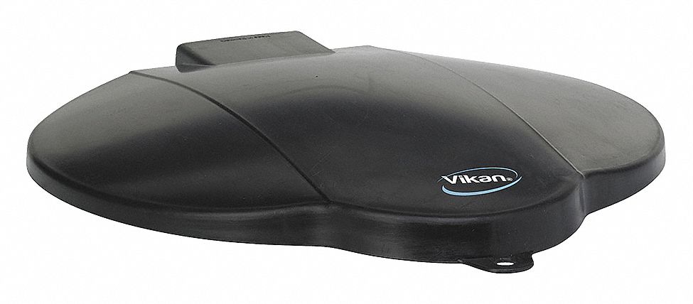 PAIL LID,BLACK,12 1/4 IN DIAMETER