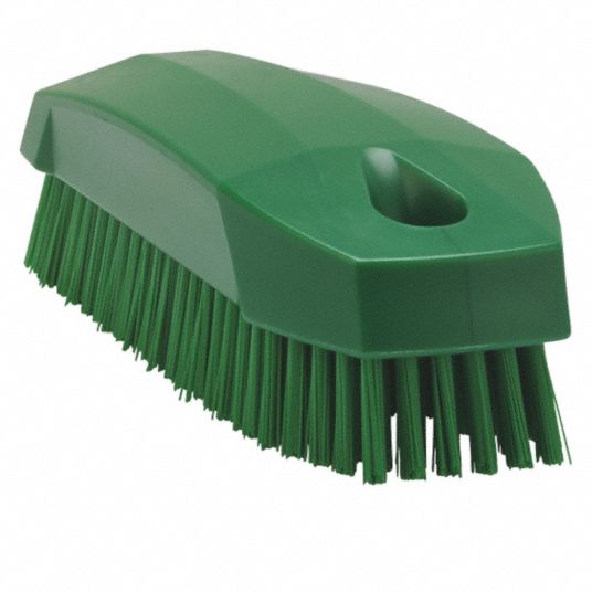 Vikan | Ultra-Slim Cleaning Brush with Long Handle Green