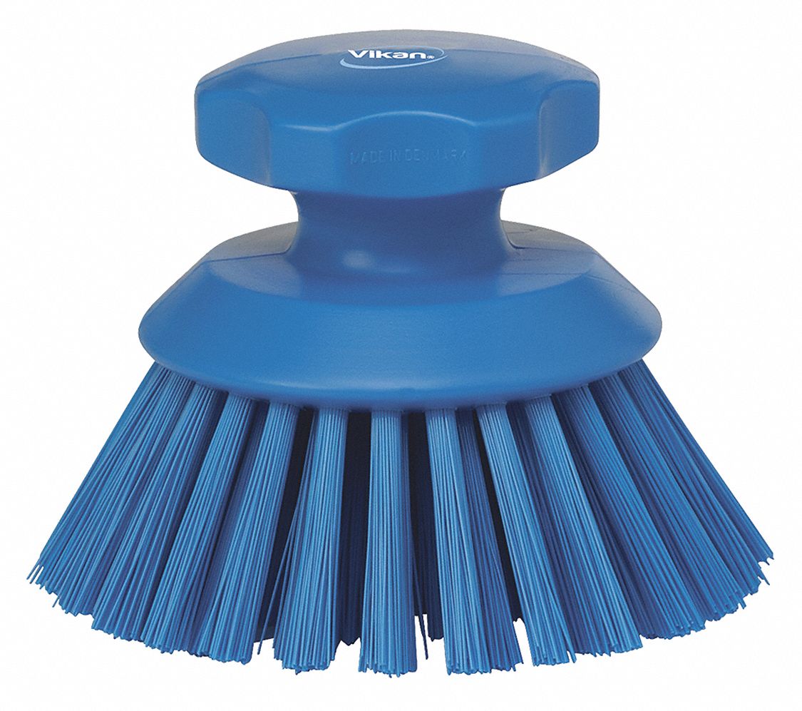 ROUND SCRUB BRUSH BLUE