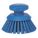 ROUND SCRUB BRUSH BLUE