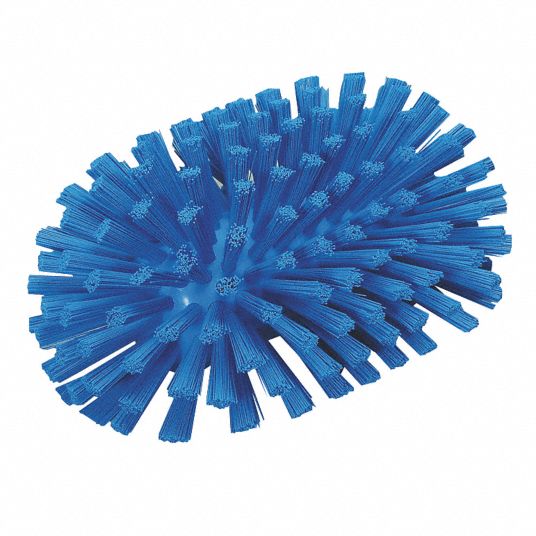 916654-7 Vikan Stiff Bristle Dish Scrub Brush, 1 x 11 inch, Blue