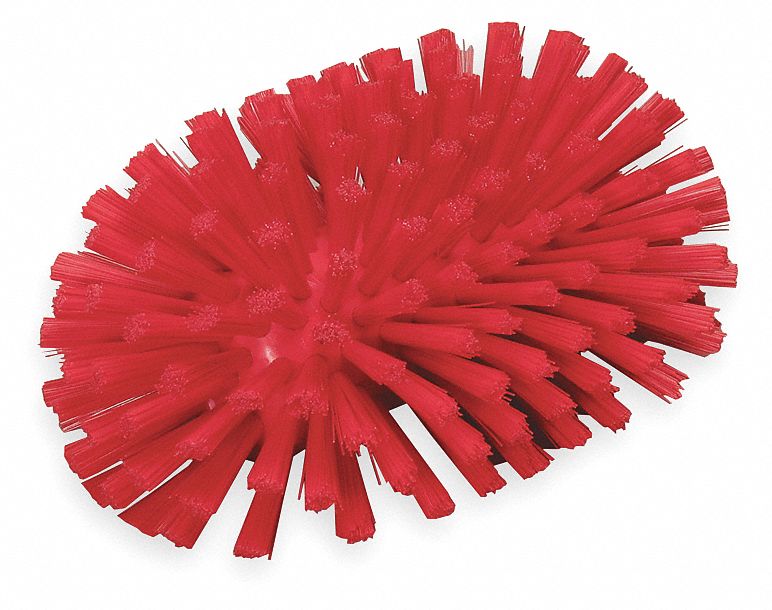 TANK BRUSH W/ STIFF BRISTLES RED