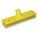 DECK BRUSH HEAD, STIFF, POLYESTER, 10¾ IN BRUSH L, 3 IN HEAD W, YELLOW