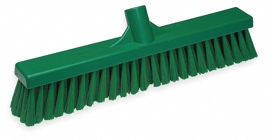 FLOOR BROOM W/ MEDIUM BRISTLES GR