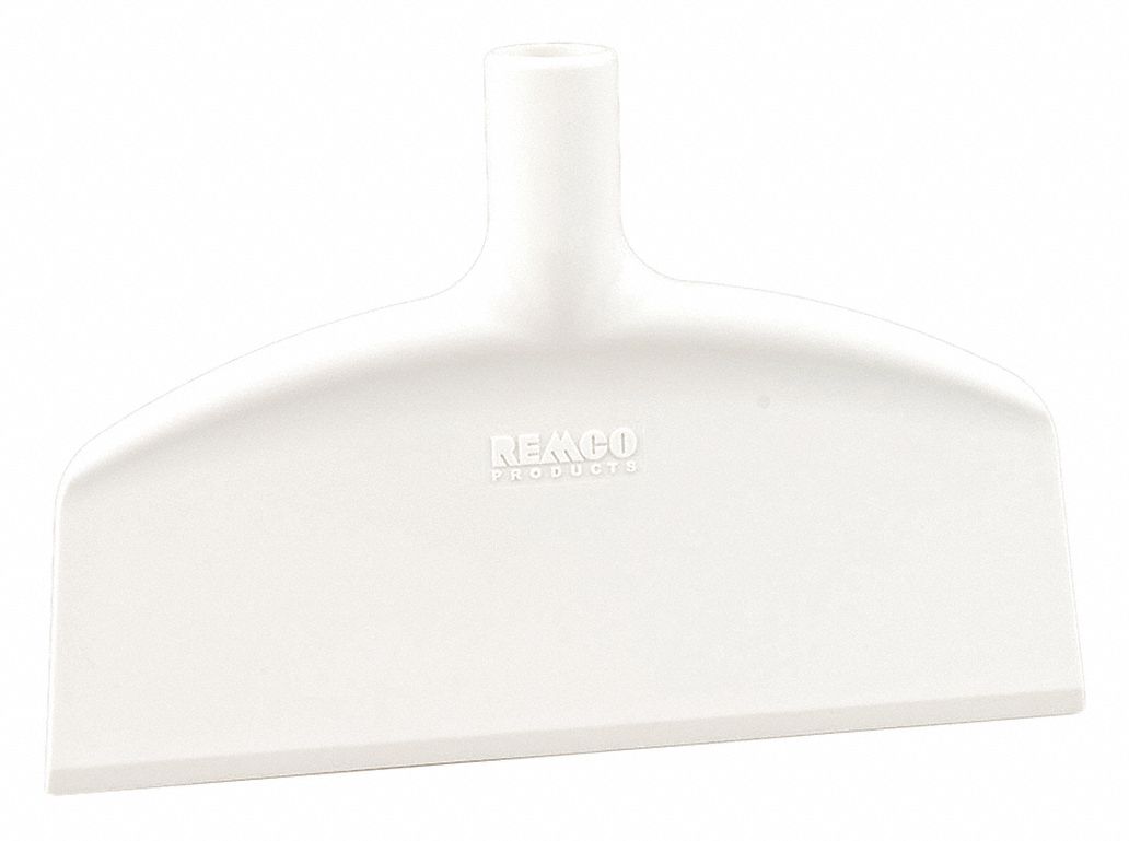 Scraper: 7 in Blade Lg, 1 1/4 in Overall Lg, Plastic, FDA Compliant