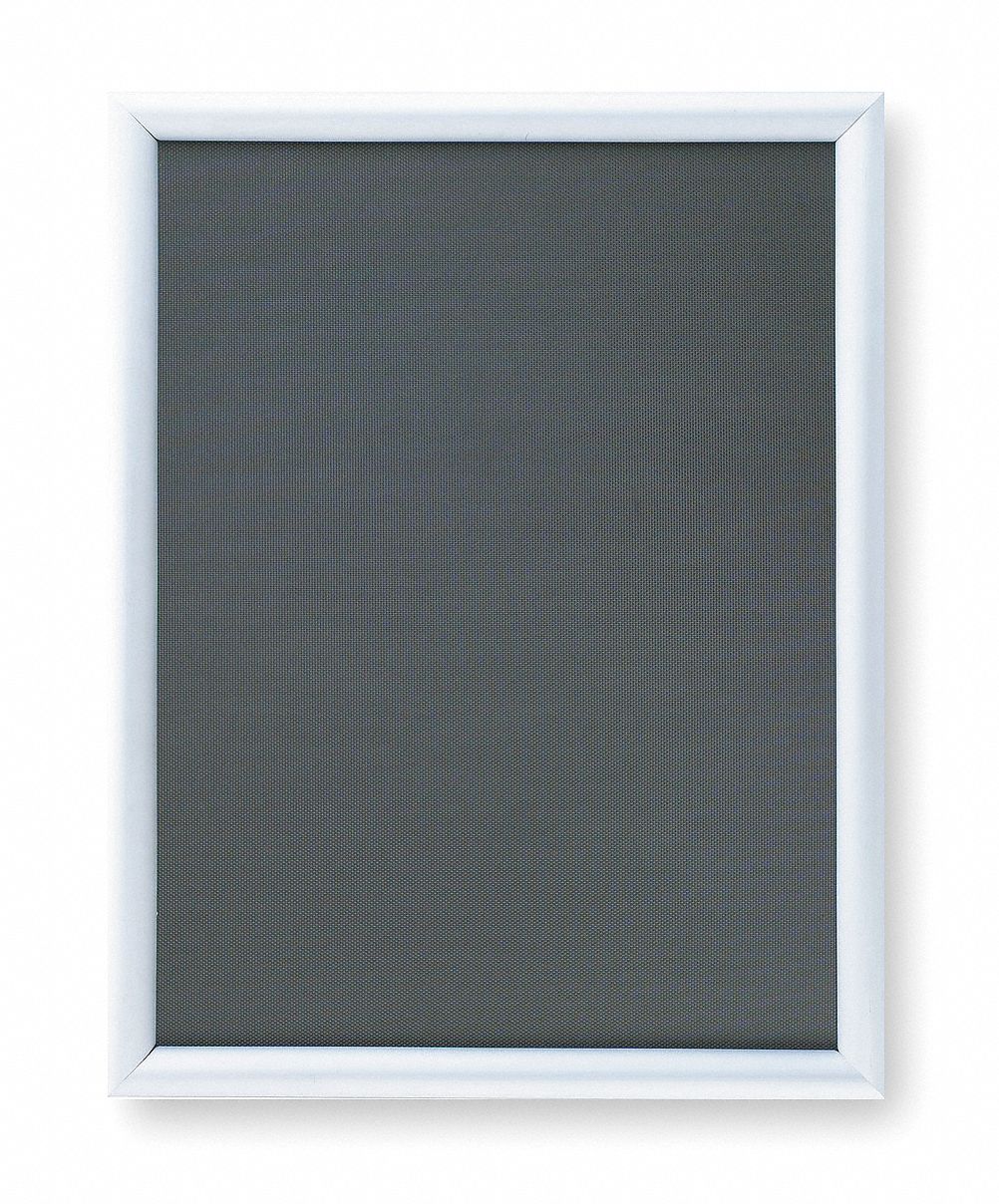 Wall Mount Mounting, 18 in W x 24 in H, Enclosed Sign Holder 2RXD7