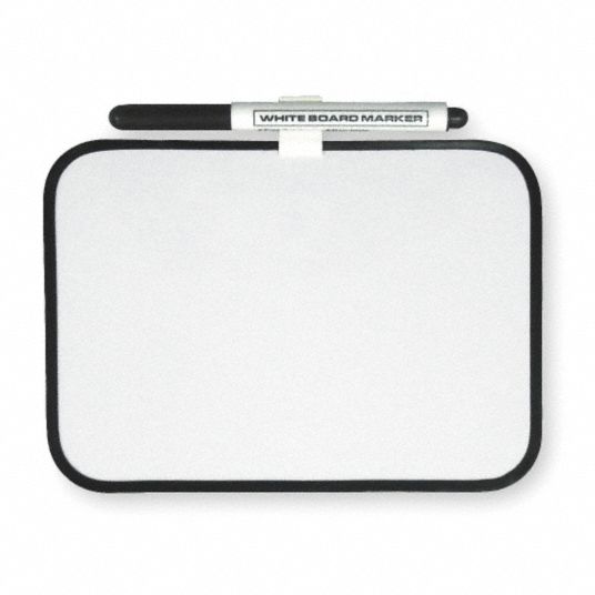 GRAINGER APPROVED Dry Erase Board, 51/2" W, Black 2RXE22RXE2 Grainger