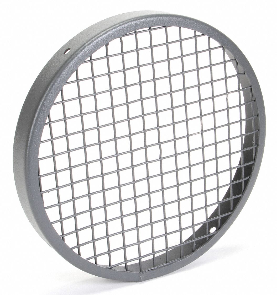 Inlet Guard: For Use With 1C792/2C862, Inlet, Steel, Baked Polyester Epoxy, 1/2 in Wire Spacing